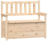 vidaXL Sitzbank, Bank 112,5x51,5x96,5 cm Massivholz Kiefer