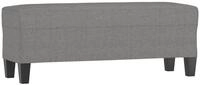 vidaXL Sitzbank Sitzbank Dunkelgrau 100x35x41 cm Stoff