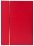 EXACOMPTA M&uuml;nzetui Briefmarken Einsteckalbum Halbleder 48 Seiten 225x305cm Rot