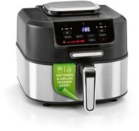 GOURMETmaxx Hei&szlig;luftfritteuse Hei&szlig;luftfritteuse FryBBQ, 5 l - 2 in 1: