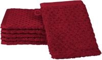 ROSS Waschhandschuh Harmony, Frottier (Packung, 6-St), 100 % Baumwolle, Hoch Tief
