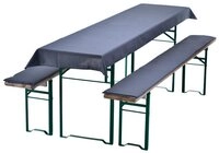 NYVI Hussen-Set Bierbankauflagen Set NYVIGala 3tlg Auflagenset, Tischdecke &