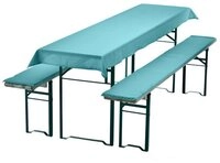NYVI Hussen-Set Bierbankauflagen Set NYVIGala 3tlg Auflagenset, Tischdecke &