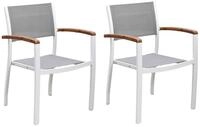 MERXX Gartenstuhl Naxos 2er (Set), stapelbar