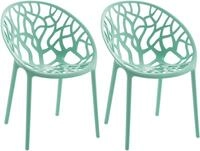 CLP Gartenstuhl Hope (2er Set, 2 St), Kunststoff, stapelbar, wetterfest