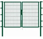 Alberts Gartentor Alberts 648084 Doppeltor Flexo mit Zubeh&ouml;r, gr&uuml;n, Breite 200 cm,