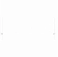 vidaXL Gartenzaun Geschwei&szlig;ter Drahtzaun 25 x 0,8 m (B x H) Feuerverzinkter...