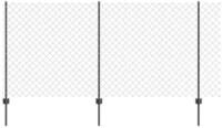 vidaXL Gartenzaun Kettenzaun mit Pfosten 10 x 1,2 m (B x H), (1-St)