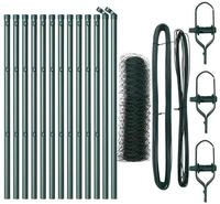 vidaXL Gartenzaun Ground Fix Geschwei&szlig;ter Drahtzaun 25 x 0,5 m (B x H), (1-St)