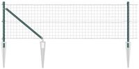vidaXL Gartenzaun Schwei&szlig;drahtzaun mit Spikes 50 x 0,4 m (B x H), (1-St)