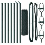 vidaXL Gartenzaun Ground Fix Geschwei&szlig;ter Drahtzaun 10 x 0,4 m (B x H), (1-St)
