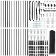vidaXL Gartenzaun Schwei&szlig;drahtzaun mit Spikes 50 x 0,5 m (B x H), (1-St)