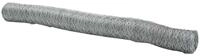 vidaXL Gartenzaun Hexagonzaun Silber 1,4 x 50 m Verzinkter Stahl, (1-St)