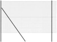 vidaXL Gartenzaun Ground Fix Geschwei&szlig;ter Drahtzaun 10 x 1,6 m (B x H), (1-St)