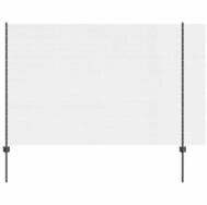 vidaXL Gartenzaun Schwei&szlig;drahtzaun mit Pfosten 25 x 1,5 m (B x H), (1-St)