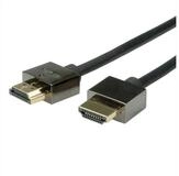 ROLINE Notebook HDMI High Speed Kabel mit Ethernet Audio- & Video-Kabel, HDMI Typ A