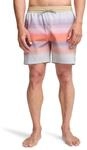 Boardshorts BILLABONG "Sundays Layback", Herren, Gr. L, bunt (fog), Obermaterial: 92%