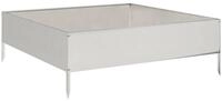 vidaXL Hochbeet Hochbeet 100x100x33,5 cm Edelstahl (1 St)