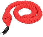 Flamingo Tierkuscheltier Hundespielzeug Flocco Seil rot rot 5 cm x 4 cm x 95 cm