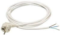 as - Schwabe AS Schwabe 70838 Strom Anschlusskabel Wei&szlig; 2 m Stromkabel, (200.00 cm)