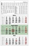 ZETTLER Wandkalender Dreimonatskalender 956 29,5x49cm Recycling 2026