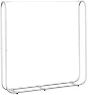 vidaXL Kaminholzregal Kaminholzregal 150x25x150 cm Stahl verzinkt,...