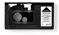 Nedis VCON110BK Adapter VHS Adapter zu VHS Adapter, VHS-C zu VHS, motorisch