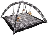 Flamingo Tier-Intelligenzspielzeug Katzenspielzeug Zerba Spielmatte wei&szlig;/schwarz