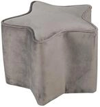 roba&reg; Kinderhocker Kinderhocker Hocker Stoffsitz Samtstoff Sternform Sitz...