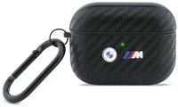 BMW Kopfh&ouml;rer-Schutzh&uuml;lle Case AirPods Pro 3 BMW Carbon-Optik schwarz Logo Metall