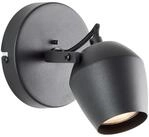 Brilliant Wandstrahler Vertino, LED wechselbar, Warmwei&szlig;, &Oslash; 12 cm, GU10, 350 lm,