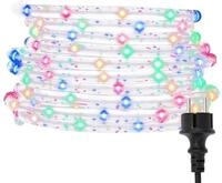 vidaXL LED-Lichterschlauch Lichtschlauch 120 LEDs Mehrfarbig 5 m PVC