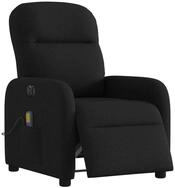 vidaXL Sessel Massagesessel Elektrisch Schwarz Stoff (1-St)