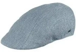 bugatti Flat Cap Leinen Kopfbedeckung blau 61