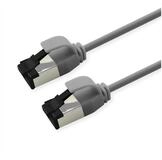 ROLINE U/FTP Patchkabel Cat.8 (Class I), slim LAN-Kabel, RJ-45 M&auml;nnlich (Stecker),