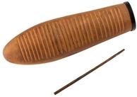 Meinl Percussion Guiro, Percussion, Guiros, GU7BR Fiberglass G&uuml;iro Brown - Guiro