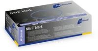 MediTrade Nitril-Handschuhe Meditrade - Einmalhandschuhe Nitril black - 100...