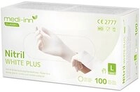 Medi-Inn Einweghandschuhe 1000x Medi-Inn Handschuhe Nitril puderfrei weiss...