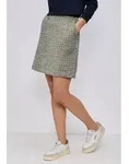 STREET ONE Minirock Middle Waist blau 32
