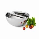 Philippi Design Servierschale Insalata mit Besteck, Edelstahl