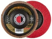 Rhodius Schleifscheibe RHODIUS TOPline LGK FK F&auml;cherschleifscheibe 125 x 22,23...