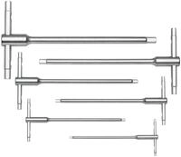 PB Swisstools Schraubendreher, (6 St), T-GriffSatz mit Gleitgriff 3-10 mm