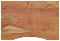 vidaXL Tischplatte Schreibtischplatte 80x60x2,5 cm Rechteckig Massivholz