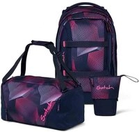 Satch Schulrucksack Pack (3tlg., inkl. Pencil Slider und Sporttasche)