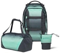 Satch Schulrucksack Pack (3tlg., inkl. Pencil Slider und Sporttasche)
