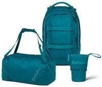 Satch Schulrucksack Pack (3tlg., inkl. Pencil Slider und Sporttasche)