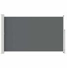 vidaXL Seitenmarkise Ausziehbares Seitenmarkise Anthrazit 300 x 180 cm Polyester
