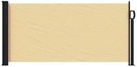 vidaXL Seitenmarkise Ausziehbares Seitenmarkise Sand 500 x 100 cm Polyester (1-St)