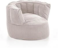 xonox.home Sitzsack, in beige aus Cord mit EPS - Perlen 95x65x95 cm