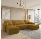 Masseno Ecksofa TESSUN mit Schlaffunktion U-Form, Sofa mit Bettkasten